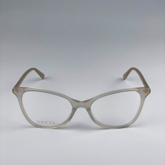 メガネ GUCCI Gucci - GG1360O - 004 beige beige transpare Originale GUCCI GG1360O 004 Beige TRANSPARENT Eyeglasses